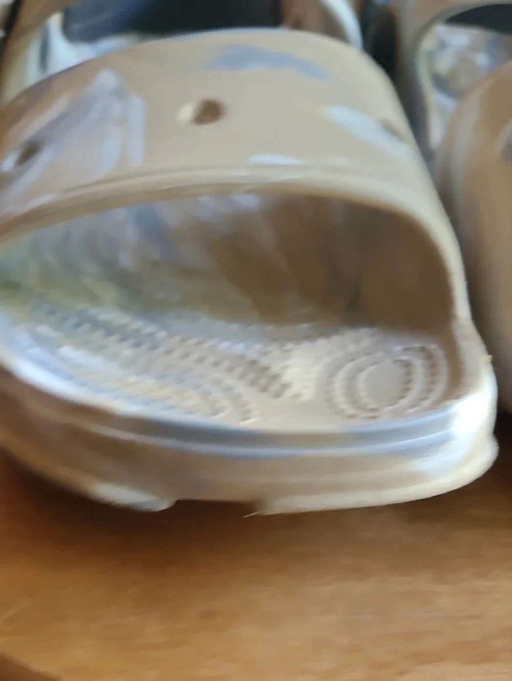CROCS sandals tan